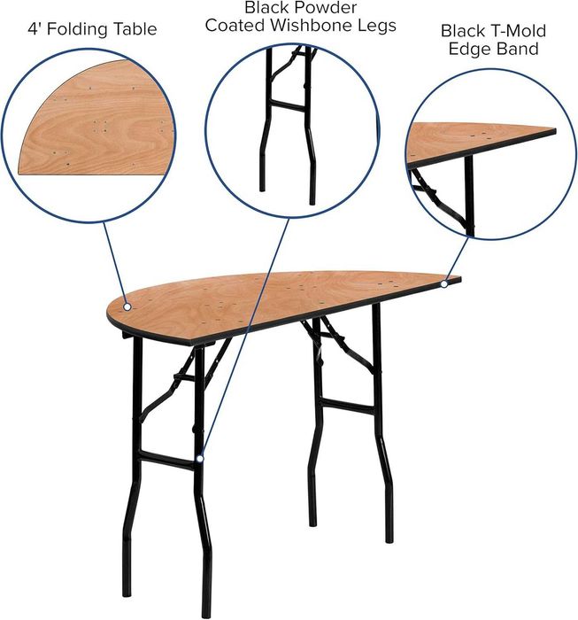 Stół składany Flash Furniture Furman