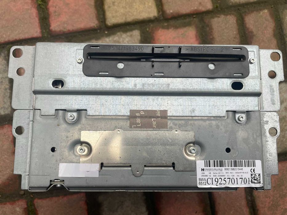 Магнитола BMW X3 F25 929340501 магнітофон 925701701