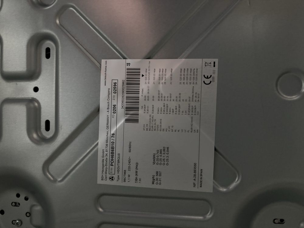Plyta gazowa BOSCH POH6B6B10