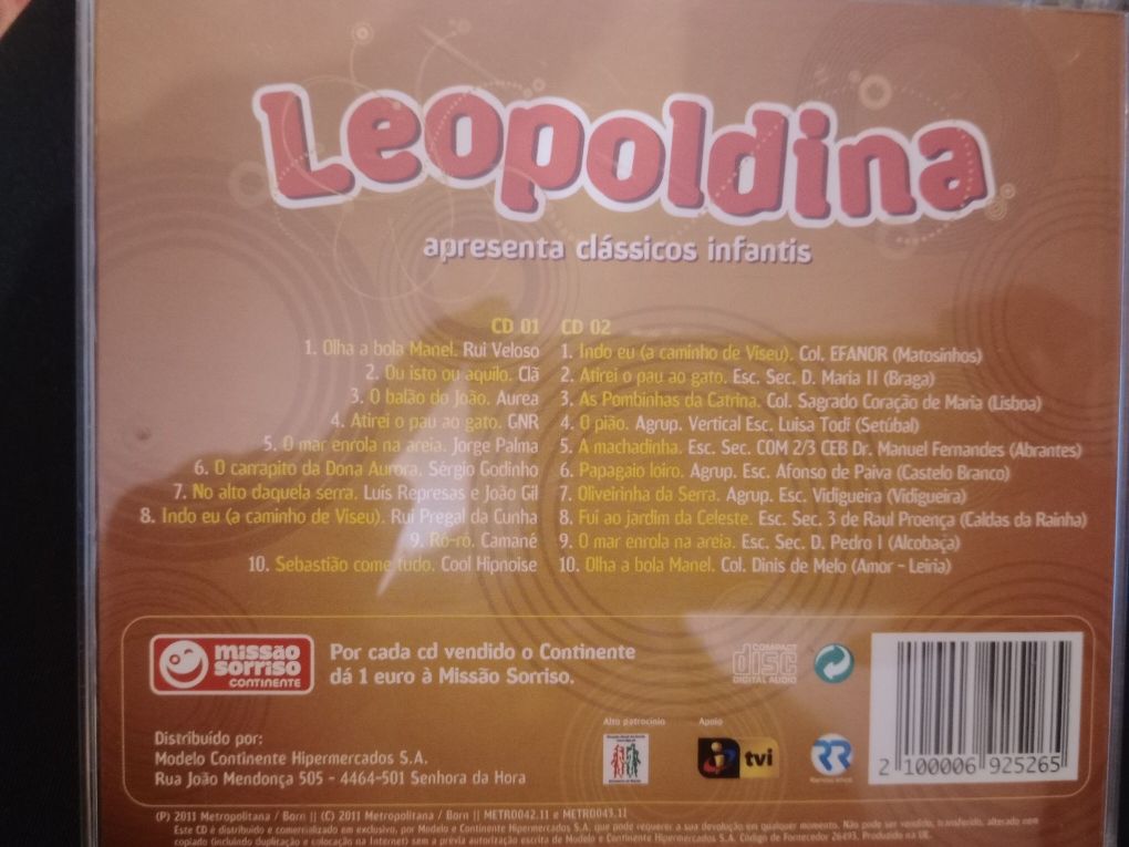 Músicas - CDs, originais Leopoldina