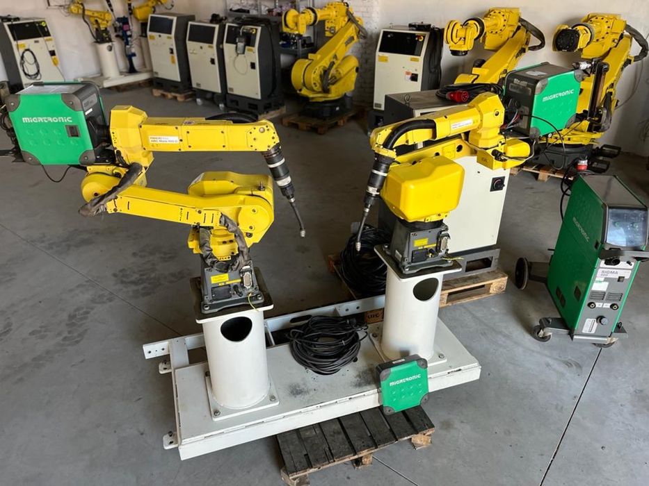 Robot spawalniczy Fanuc ARC Mate 100iC, Migatronic SIGMA 400