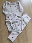 Zestaw dla dziewczynki, body+ spodnie, 50, h&m