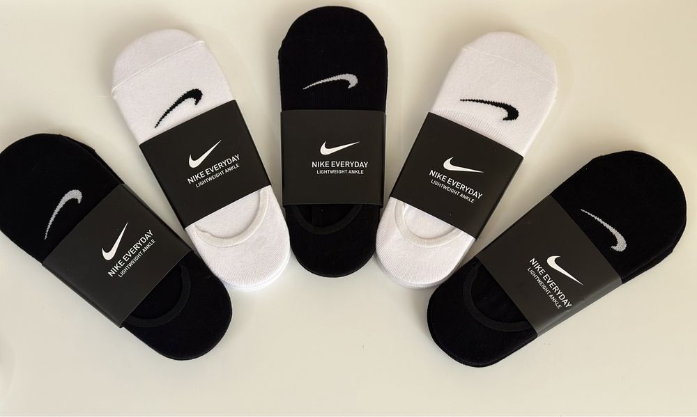 Носки Nike для спорту, Оригінал, 42-46, 38-42 чорні і білі
