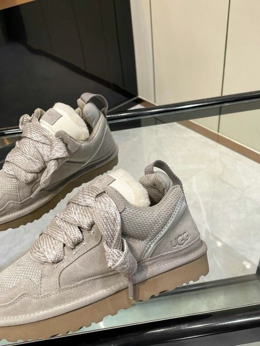 UGG Lowmel Sneaker beige | Угги Лавмел Сникерсы ботинки высокие