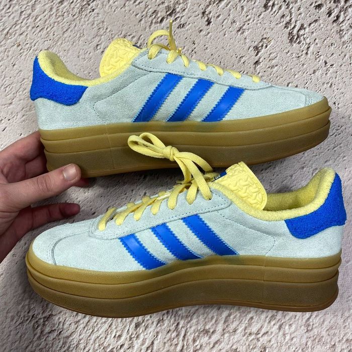 IE0430 Оригінал! нові жіночі кеди adidas gazelle bold xlg