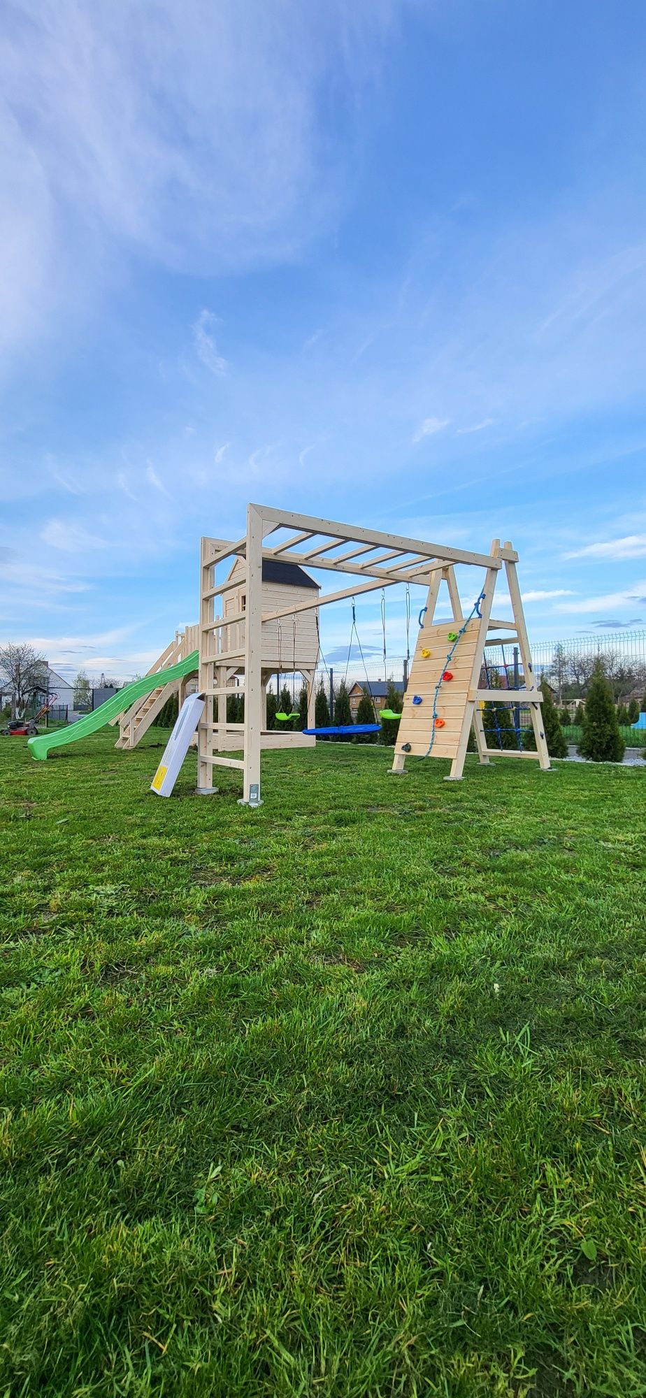 Domek  ogrodowy Plac zabaw Domek drewniany dla dzieci Transport