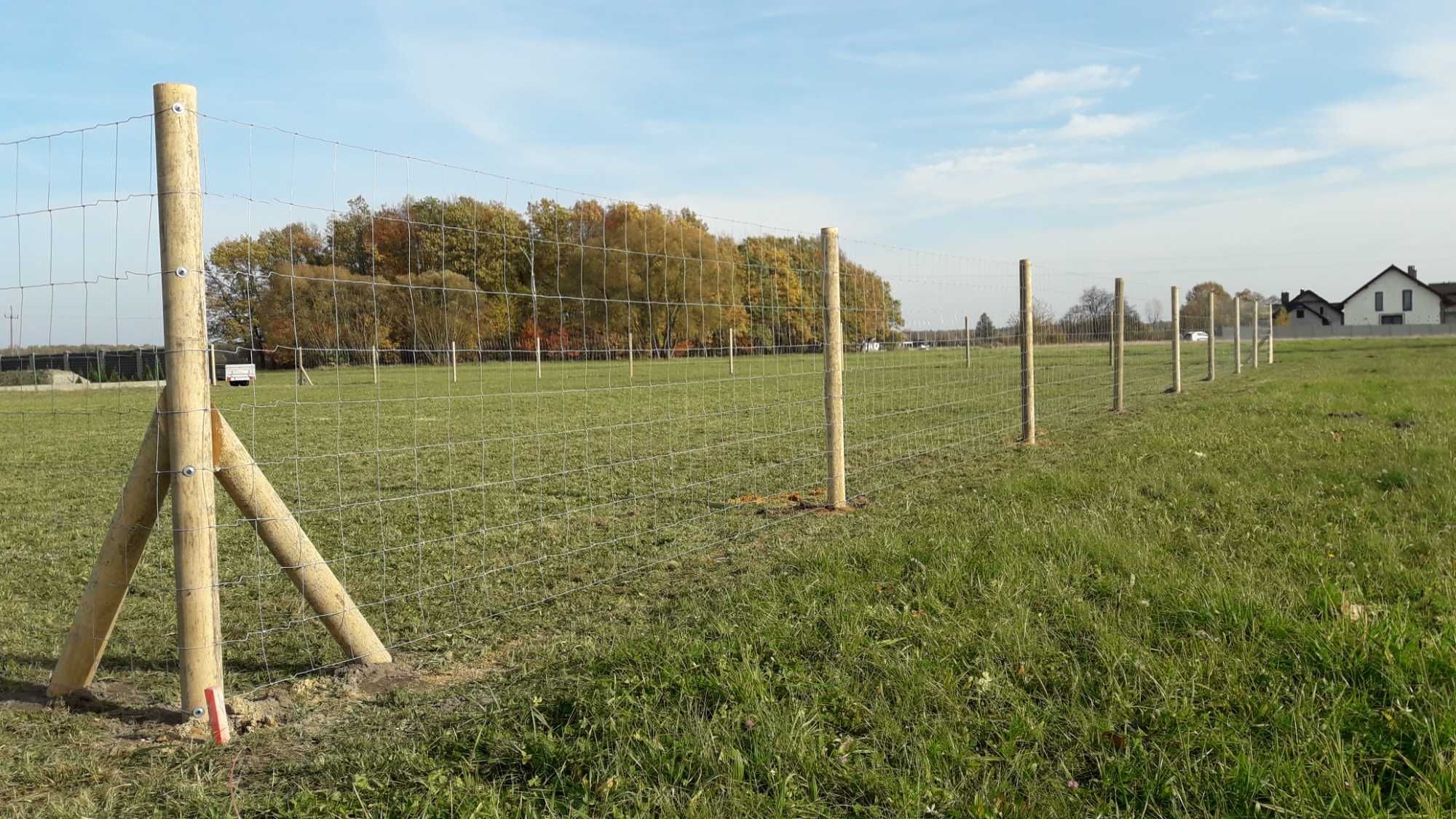 tanie ogrodzenie tymczasowe, budowlane, siatka leśna, montaż