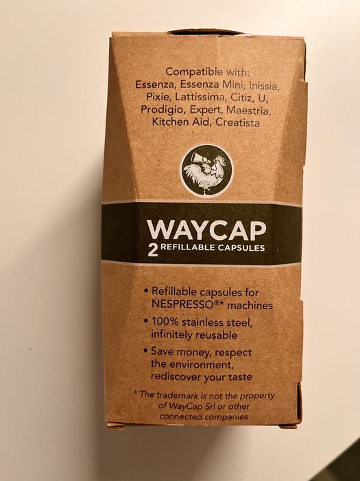 WAYCap 2 Kapsułki Nespresso wielokrotnego uzytku