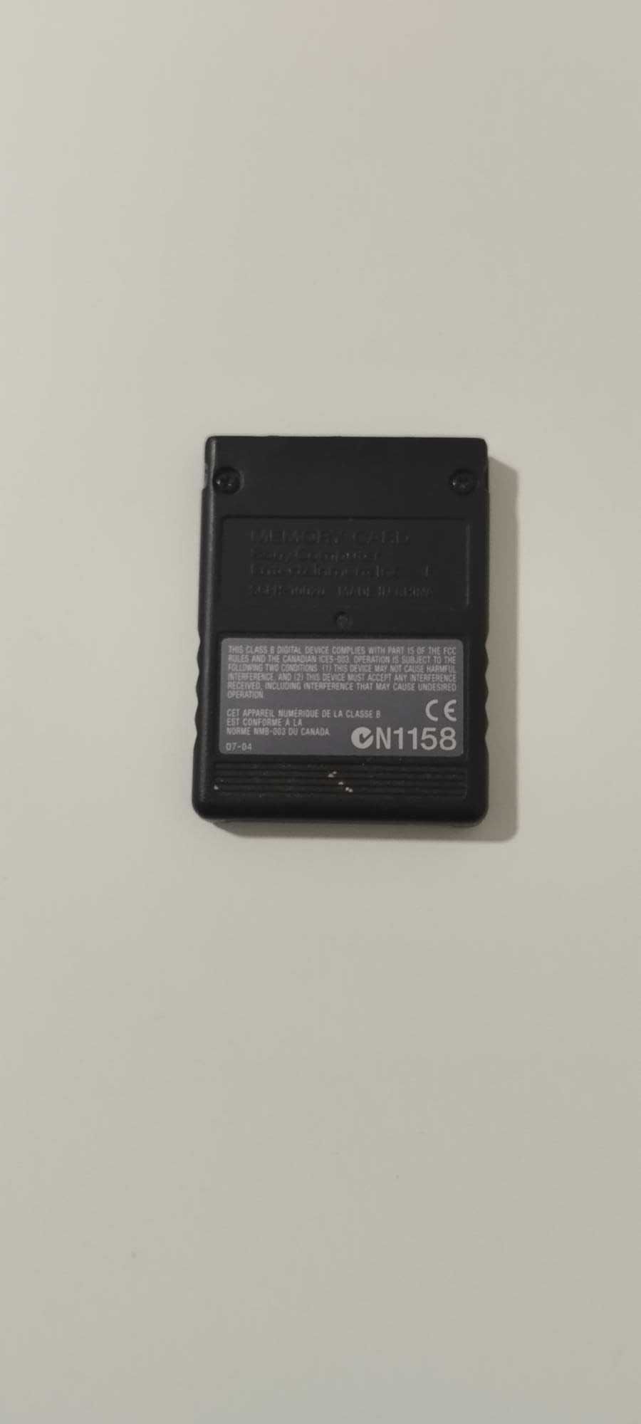 Playstation 2 Memory Card 8MB - PS2 Cartao de Memória Preto