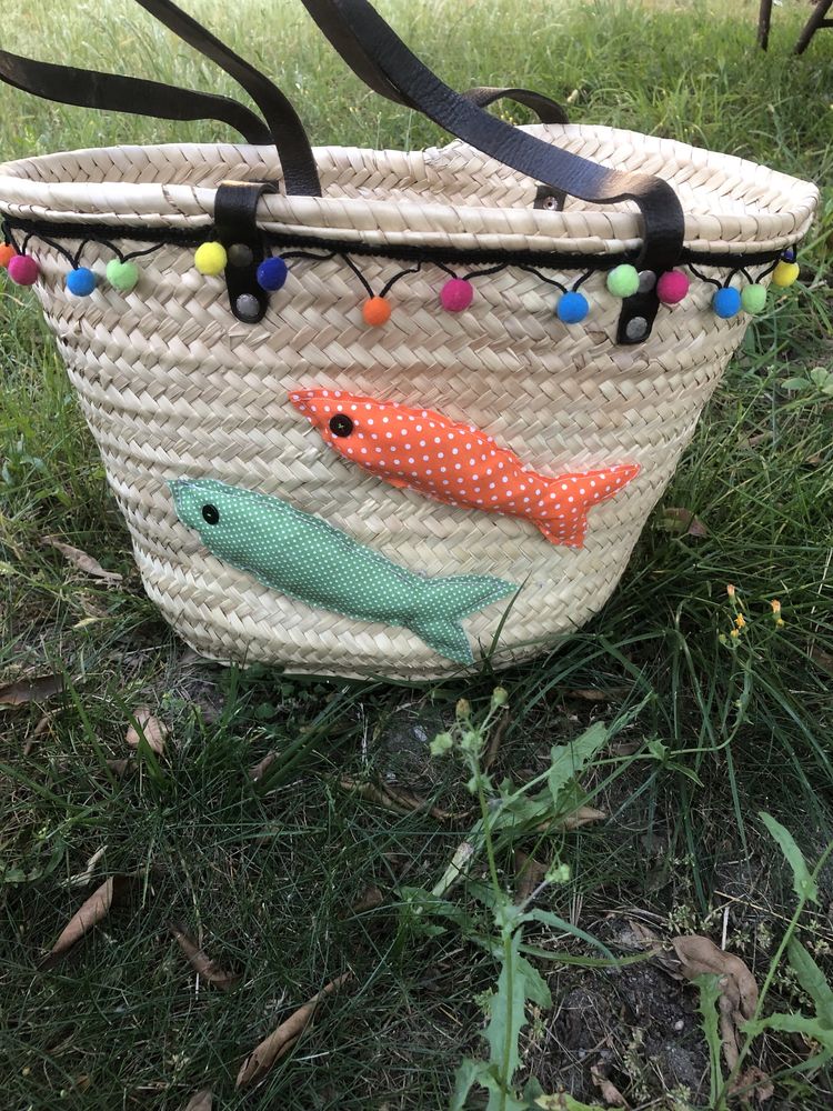Cesta de praia super pratica