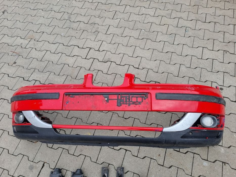 Seat Leon 1 Zderzak Przód Halogeny Kratki Grill Atrapa Zamczek Ślizgi