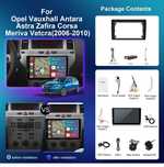 2Din Radio samochodowe z systemem Android 13  Opel Astra Zafira Vectra