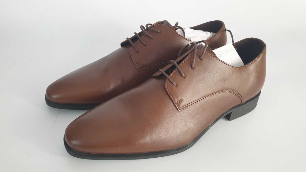 Ciemnobrązowe męskie buty towarzyskie Geox High Life  rozmiar  41
