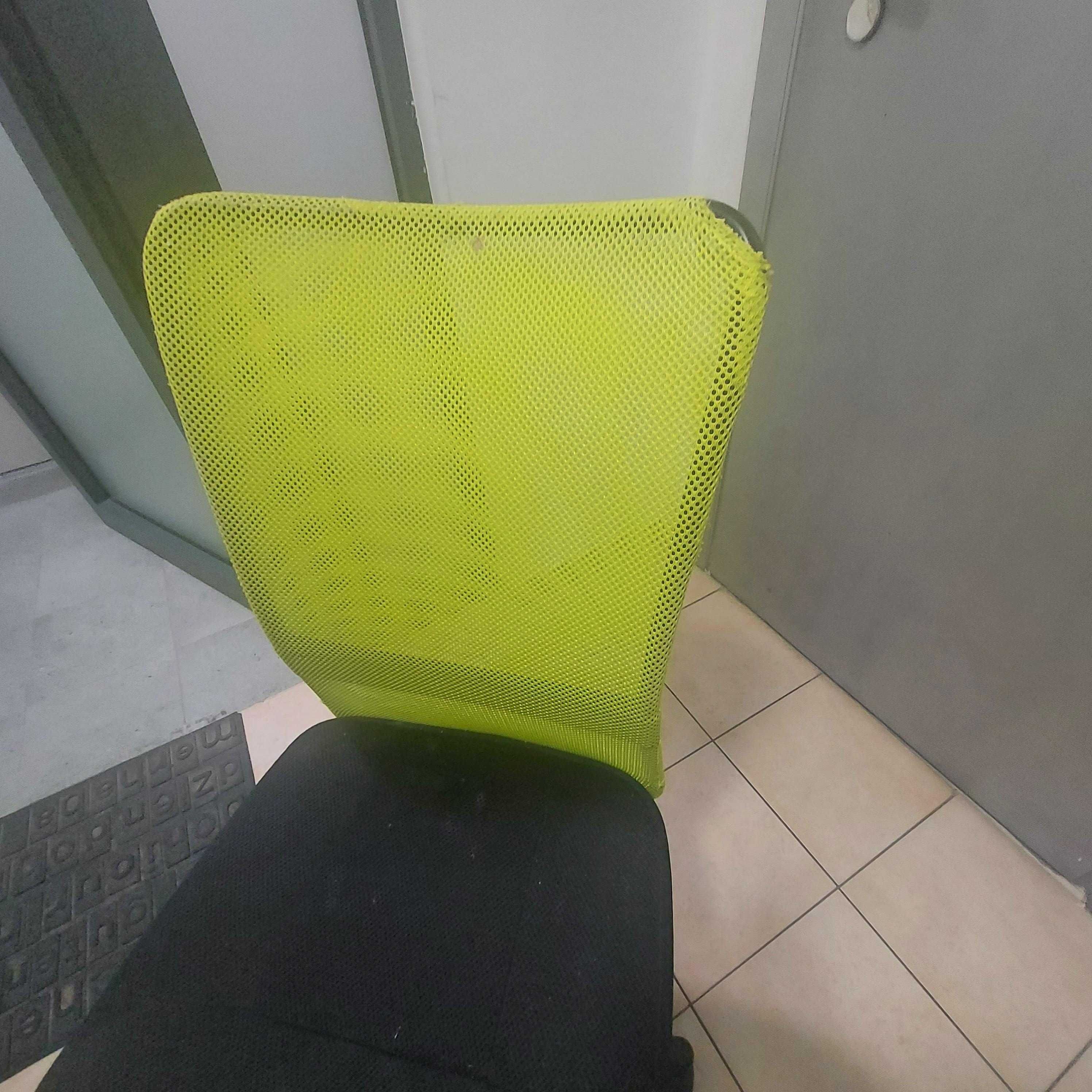 krzesło biurkowe halmar dingo zielono (limonkowo) - czarne