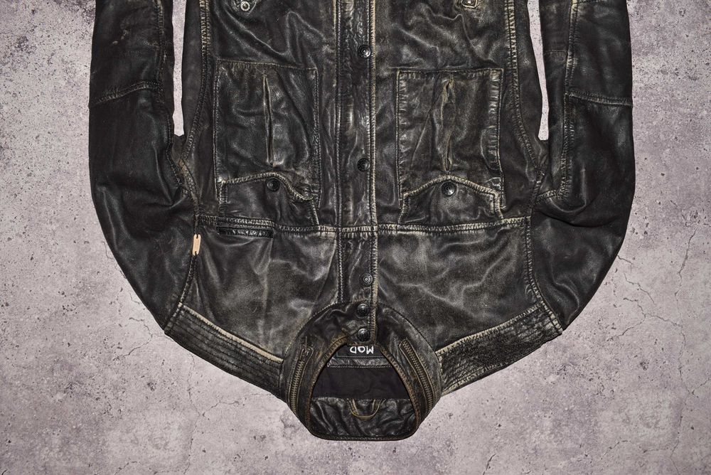 M.O.D. Leather Vintage Jacket (Чоловіча Шкіряна Мужская Кожаная Куртка