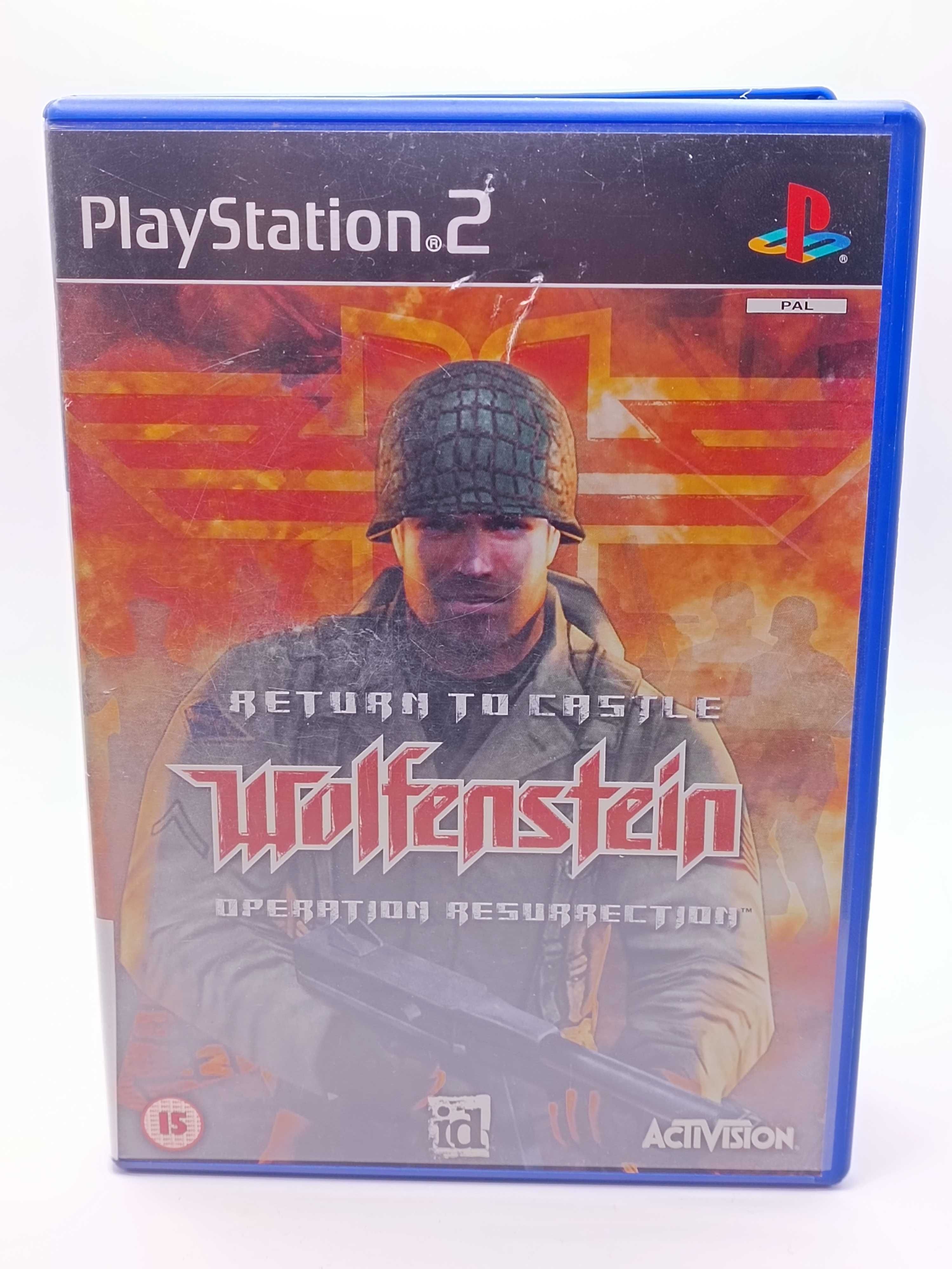 GRA Return To Castle Wolfenstein Operation Resurrection NA PS2 3650/09