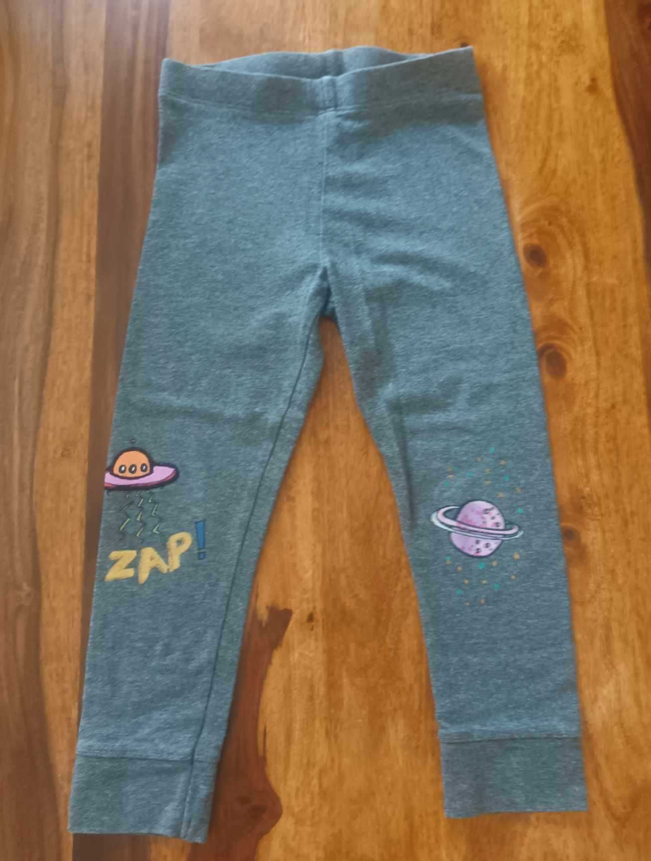 Szare legginsy Next rozmiar 98 cm