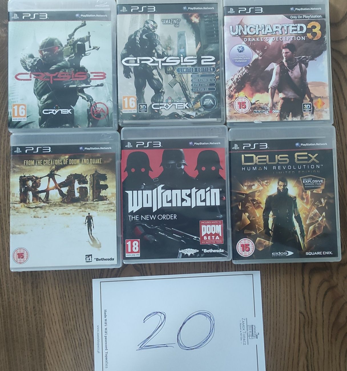 Gry PS3 różne rodzaje, różne ceny od 10 do 25zl FPS, FarCry, BF, COD