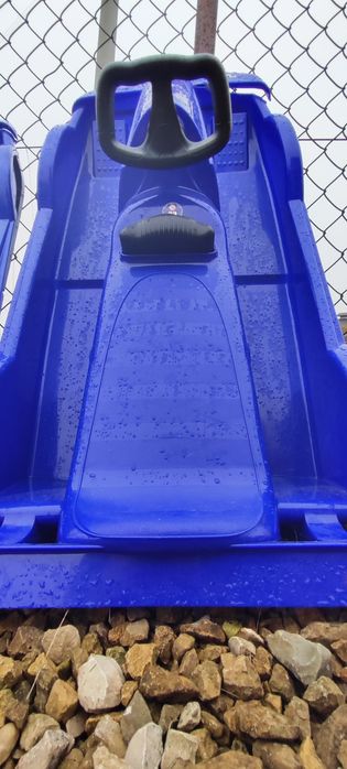 Nartosanki Sanki zimowe dla dziecka z kierownicą bolid