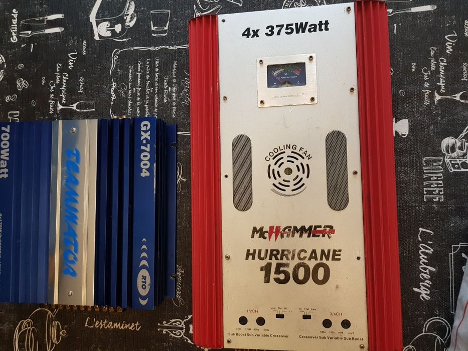 Wzmacniacz MC hammer hurikane 1500 watt