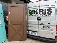 Drzwi zewnętrzne drewniane MONTAŻ CAŁA POLSKAczyste powietrzeNa wymiar