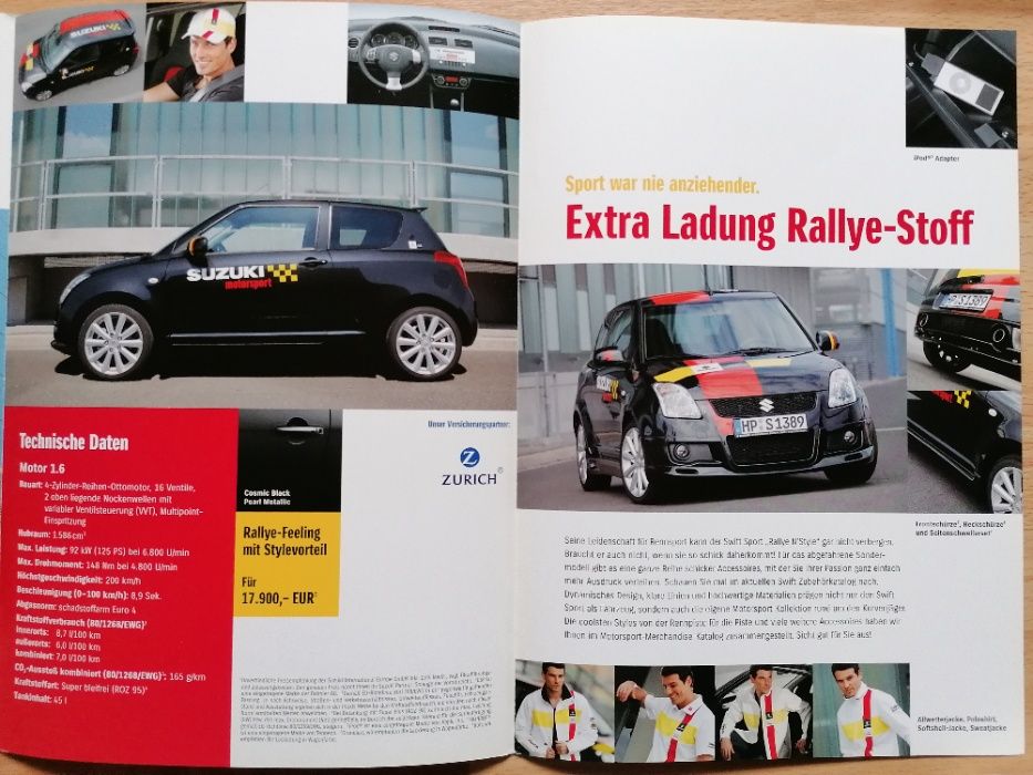 Prospekt Suzuki Swift Sport "Rally N'Style"