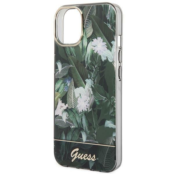 Etui Guess Jungle Collection do iPhone 14 Plus 6,7" - Zielony