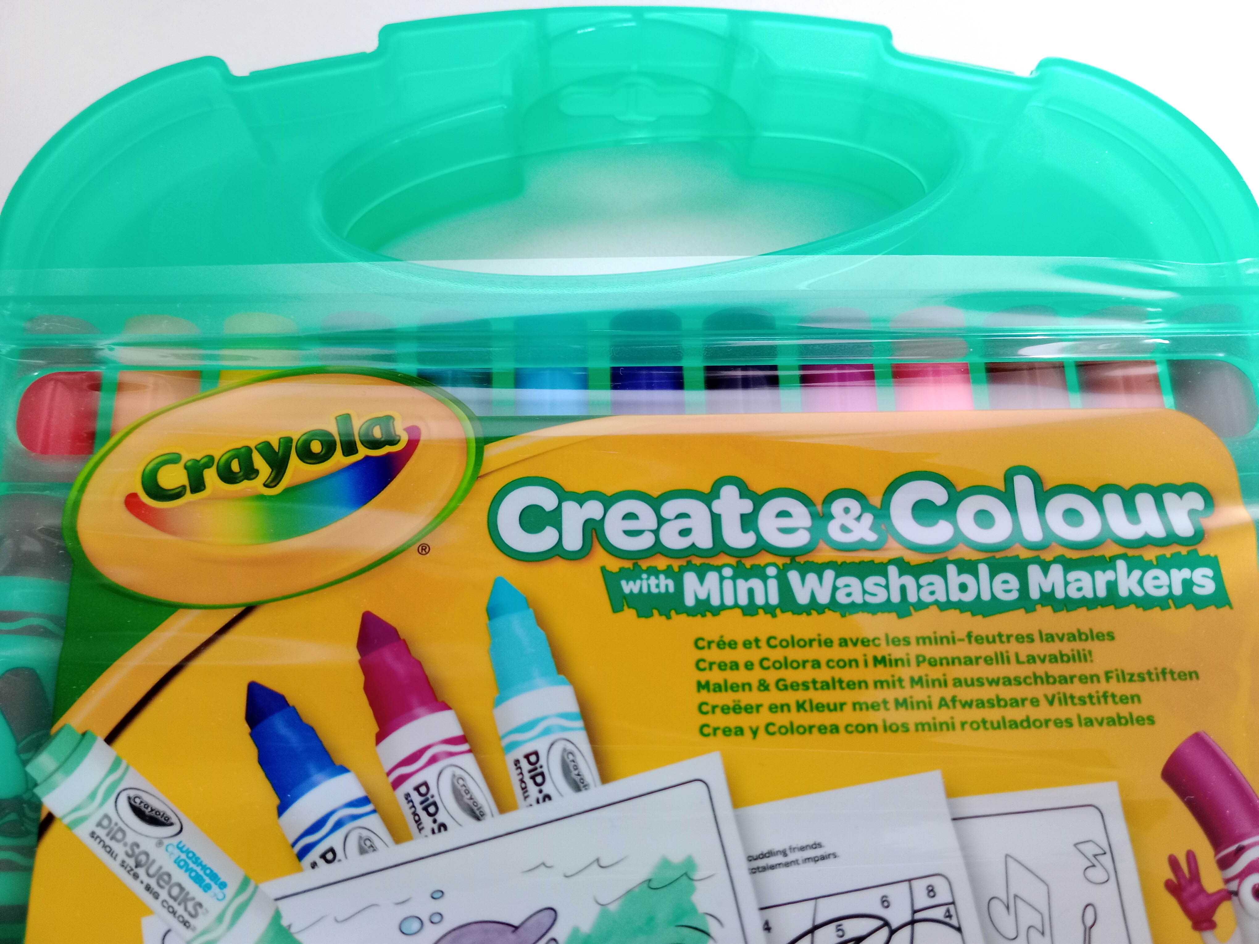 CRAYOLA Mala Férias Verão 25 marcadores laváveis Crianças Kids - NOVO