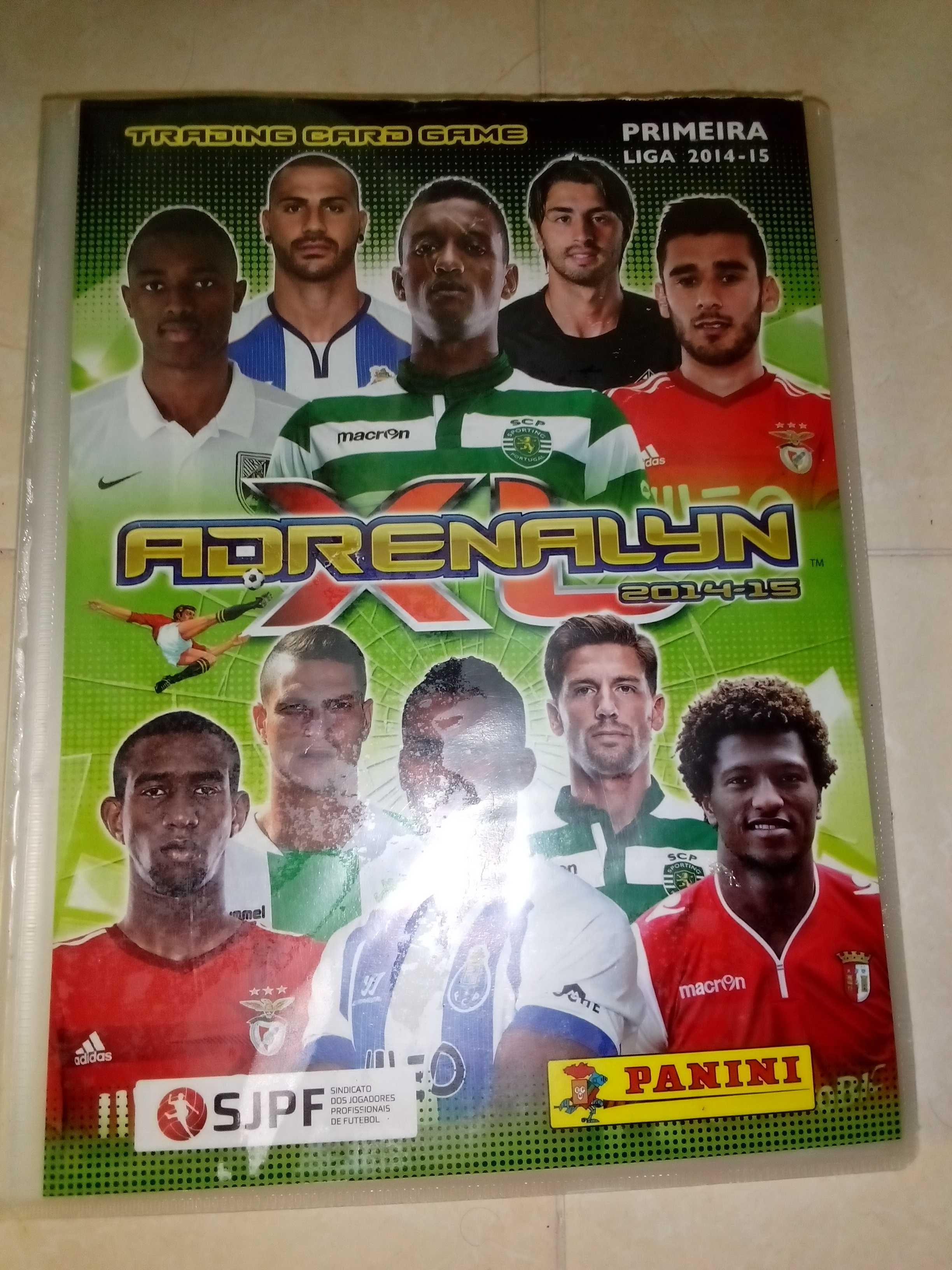 caderneta de futebol adrenalyn 2014-15