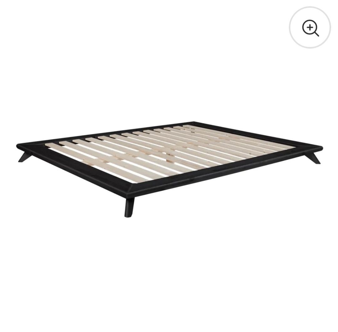 Łóżko Karup Senza 140x200 w stylu japandi