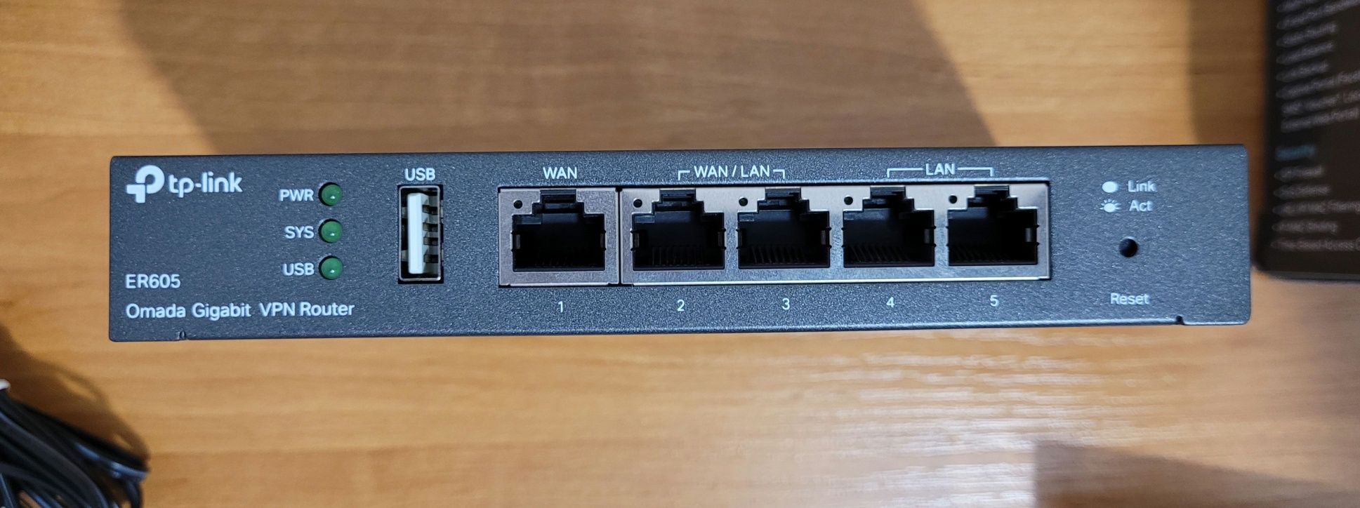 Router TP-Link Er605 ver. 2.0 Omada Vpn USB