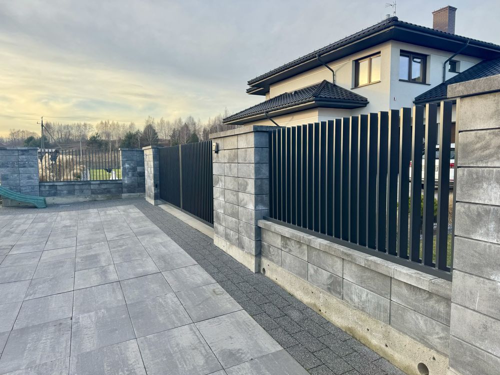 Ogrodzenia bramy balustrady nowoczesne kute