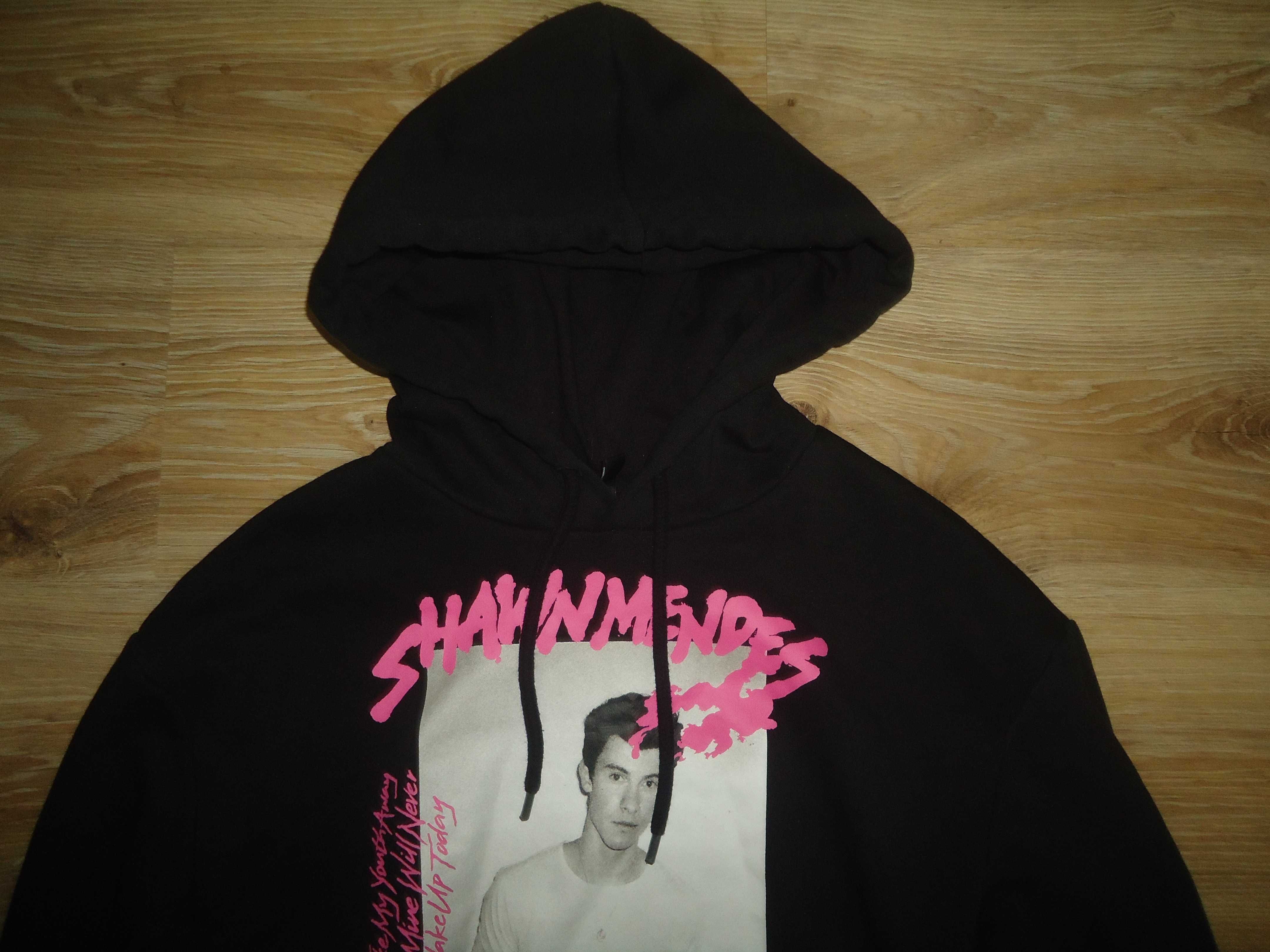 Shawn Mendes Tour H&M Bluza z kapturem czarna Rozmiar M