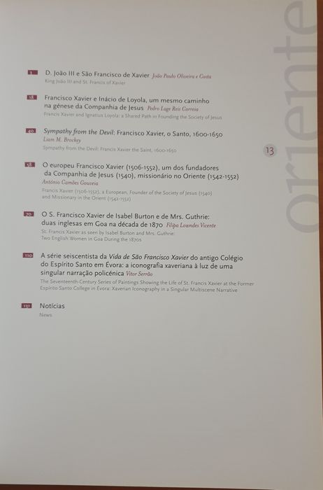 Revista Oriente n⁰ 13