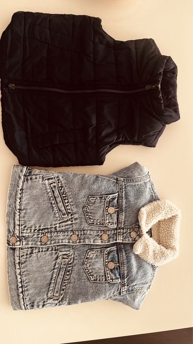 Blusão ganga e colete GAP 3 anos