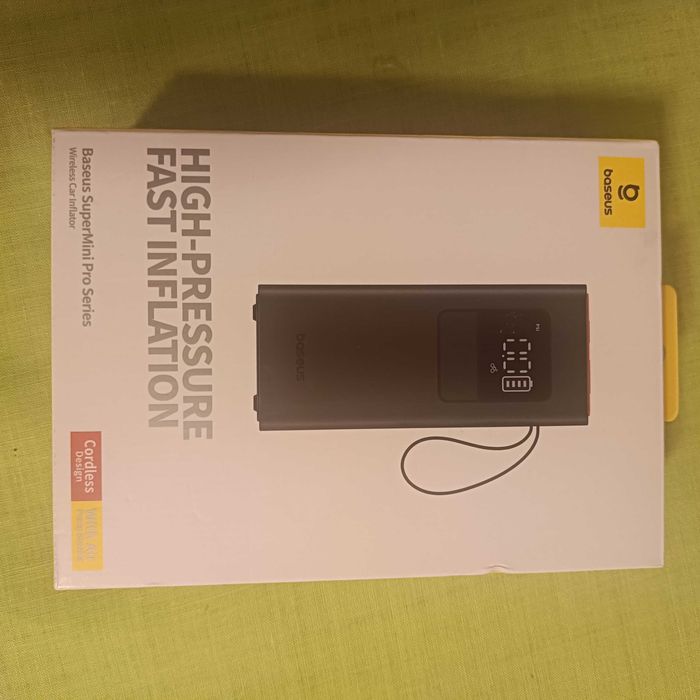 Kompresor do pompowania piłek, kół rowerowych i samochodowych Nowy