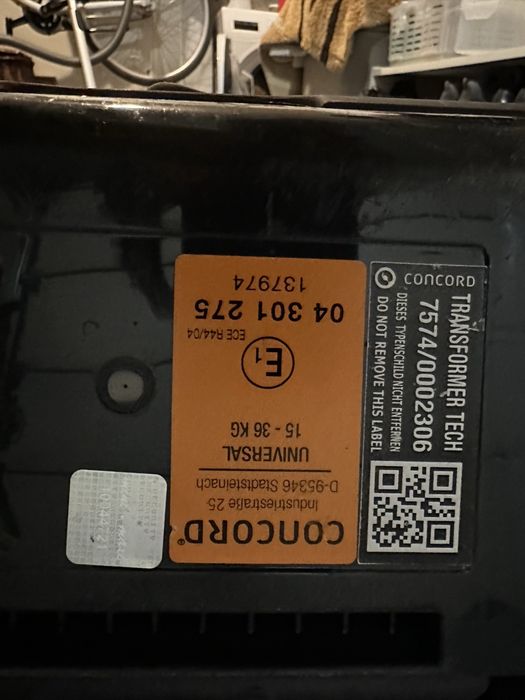 Fotelik Concord 15-36 kg