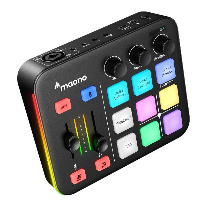 Karta Dźwiękowa Maono G1 Neo Rgb Xlr Do Streamingu I Nagrań