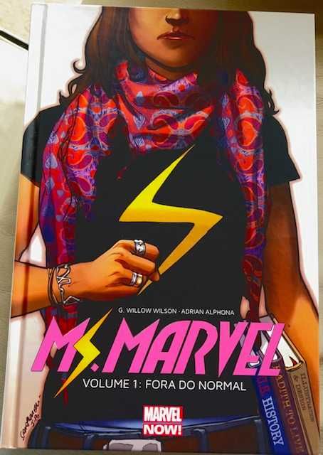 Ms. Marvel Volume 1 e 2, capa dura da G. Floy