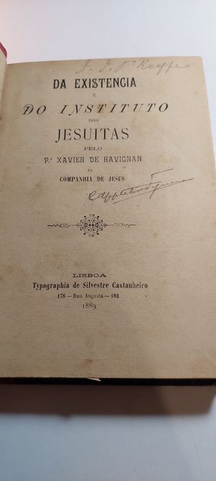Da Existencia e do Instituto dos Jesuitas - Xavier de Ravignan (1889)