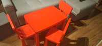 Zestaw MAMMUT IKEA stolik i krzesełka