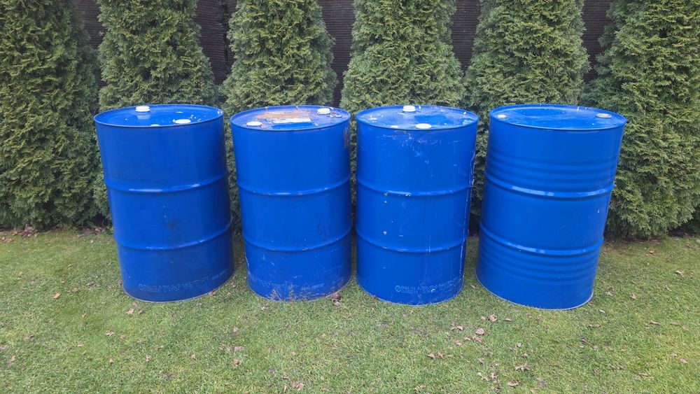 Beczka 200l 4szt Beczki Metalowe Studnia Deszczówka Rynny Wędzarnia
