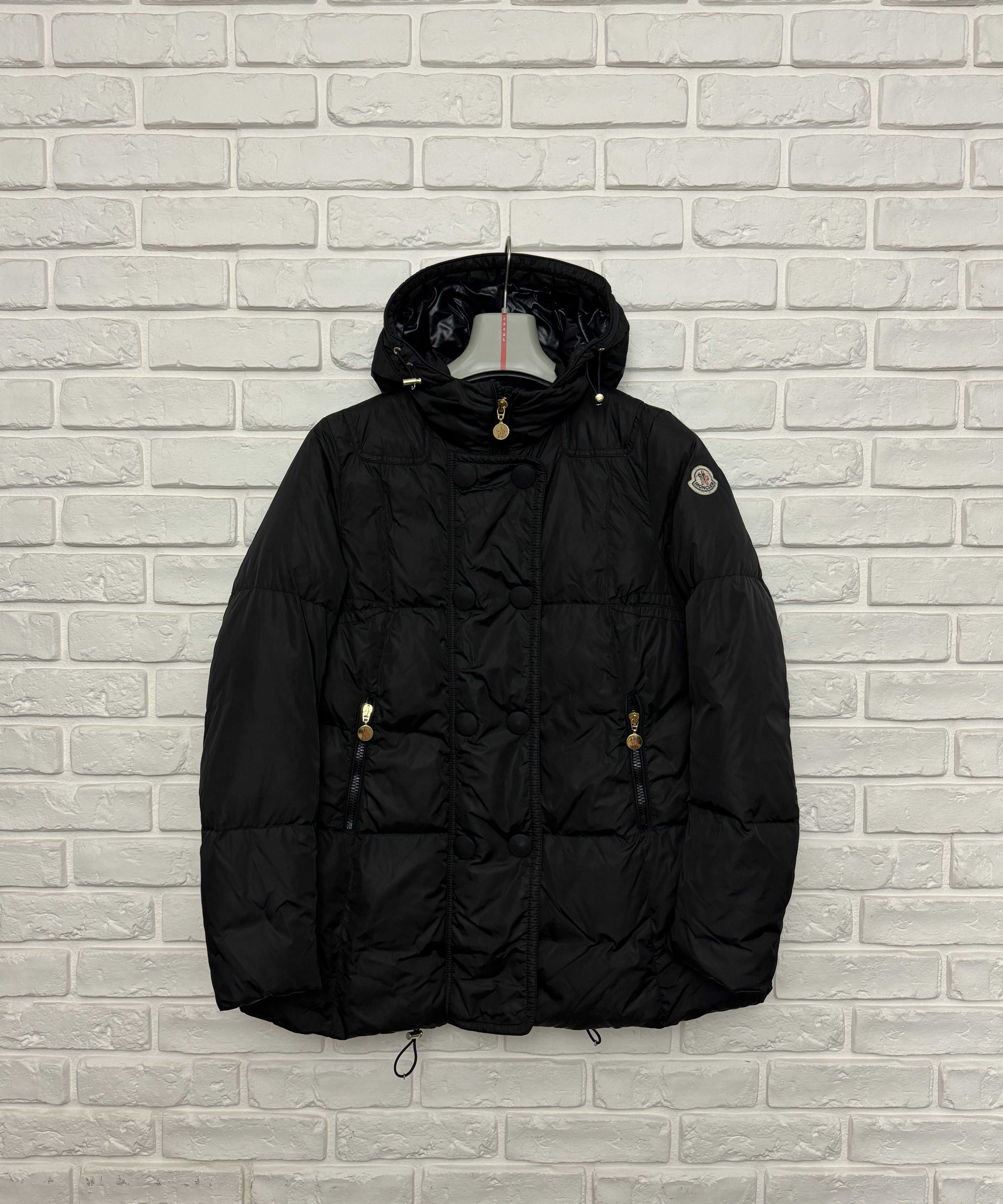 Oryginalna Kurtka Puchowa Damska Moncler Elixir Down Puffer Rozmiar 2