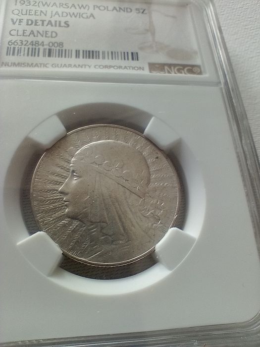 Moneta--5 zł Piłsudski--1935--srebro