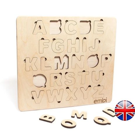 Деревянная азбука английский язык 
Embi