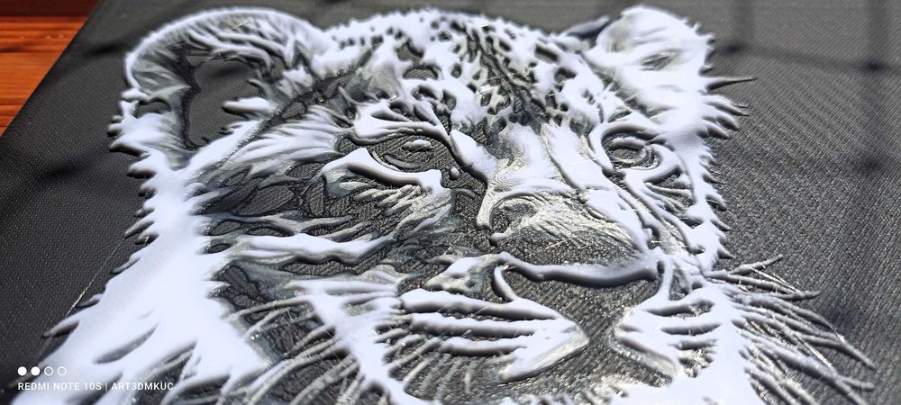 Obraz 3D: "Leopard" - prezent, upominek, dekoracja, dzika przyroda