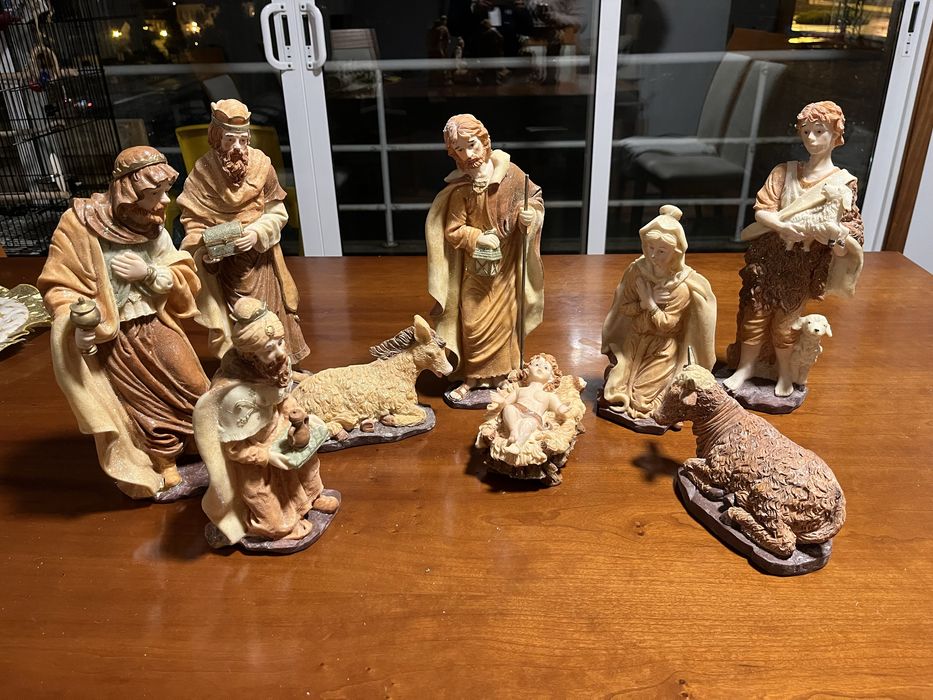 Figuras de presepio 30cm altura, antigo