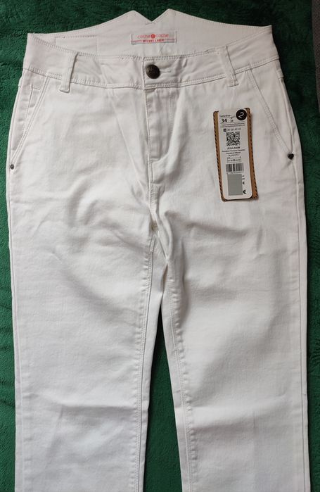 Nowe białe spodnie Cache Cache r.34