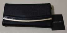 Portfel damski czarny 19,5x9,5cm