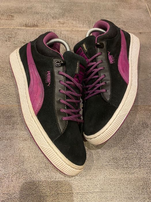 Puma 40 r 26 cm Stepper Gore-Tex sportowe buty adidasy zamszowe czarne